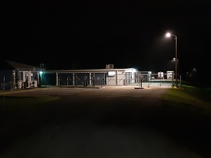 Front Gate at Night